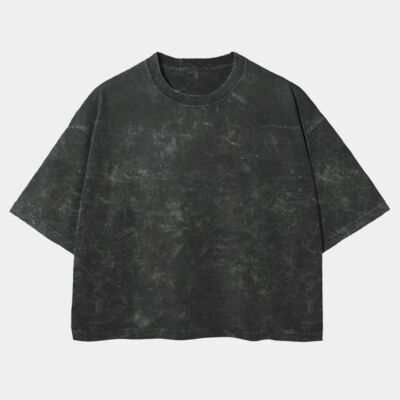 Playera Boxy Fit Mineral Wash 265 grs 🔥 NEW PRODUCT 🔥 Miniatura